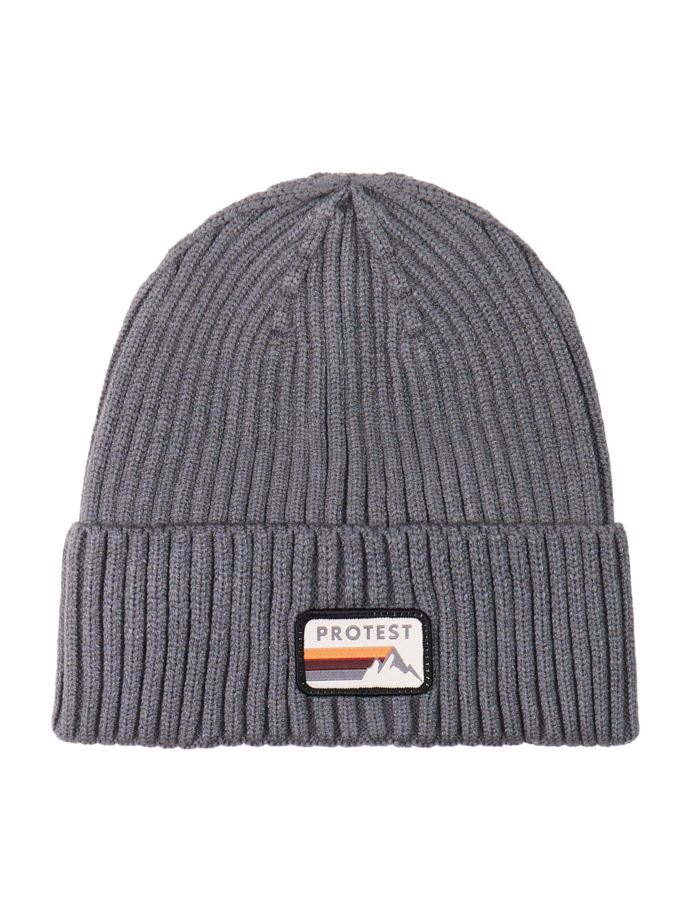 PROTEST Muts 'PRTWorsley' in Grijs: voorkant