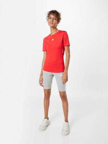 ADIDAS PERFORMANCE - Camiseta funcional en rojo