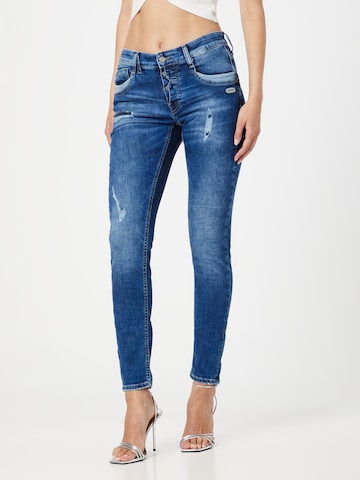 Gang Slimfit Jeans 'GERDA' in Blauw: voorkant