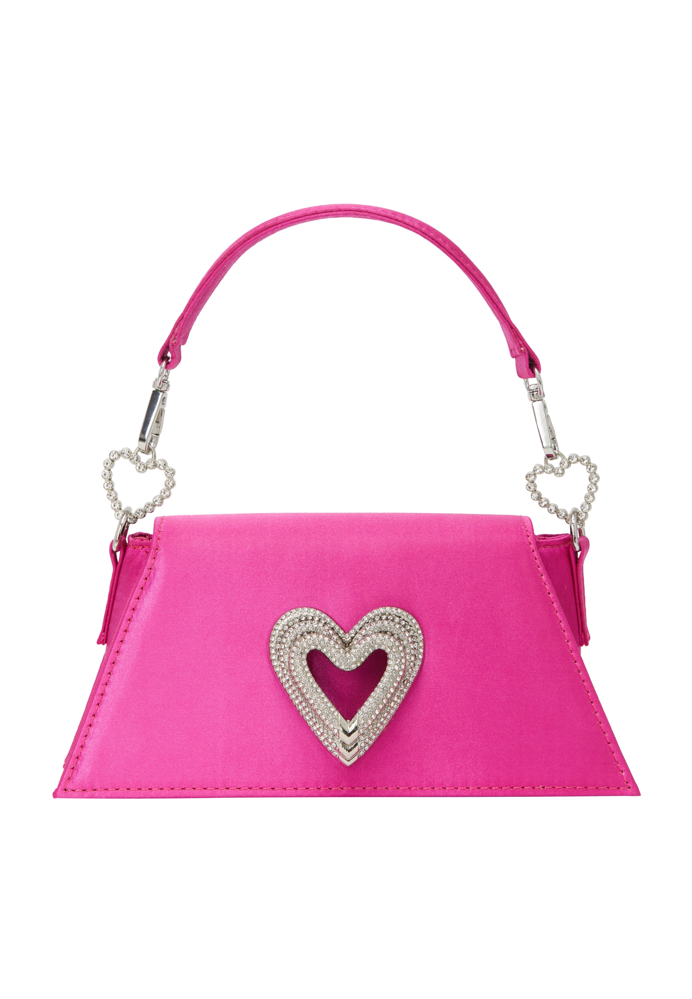 myMo at night Listová kabelka - Ružová: predná strana