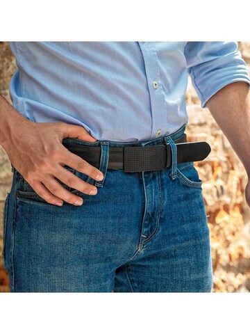 Trusador Gürtel 'Ferrara' in Schwarz: Vorderseite