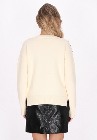 faina Trui in Beige