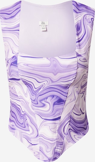 River Island Top w kolorze fioletowy / jasnofioletowy / białym, Podgląd produktu