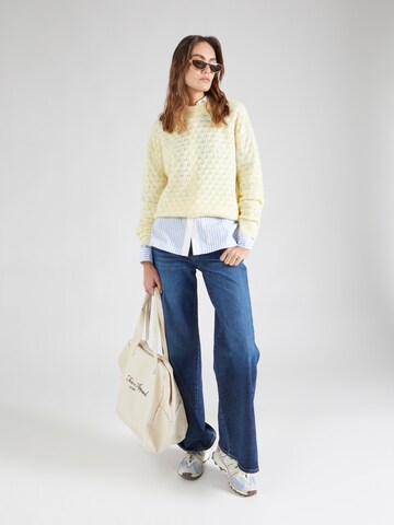 Samsøe Samsøe Sweater 'Pointelle' in Yellow