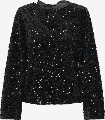 Chemisier 'PCKAM' PIECES en noir : devant