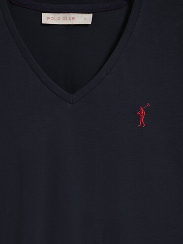 Polo Club Shirt in Blau