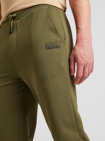Karl Lagerfeld Tapered Trousers in Green