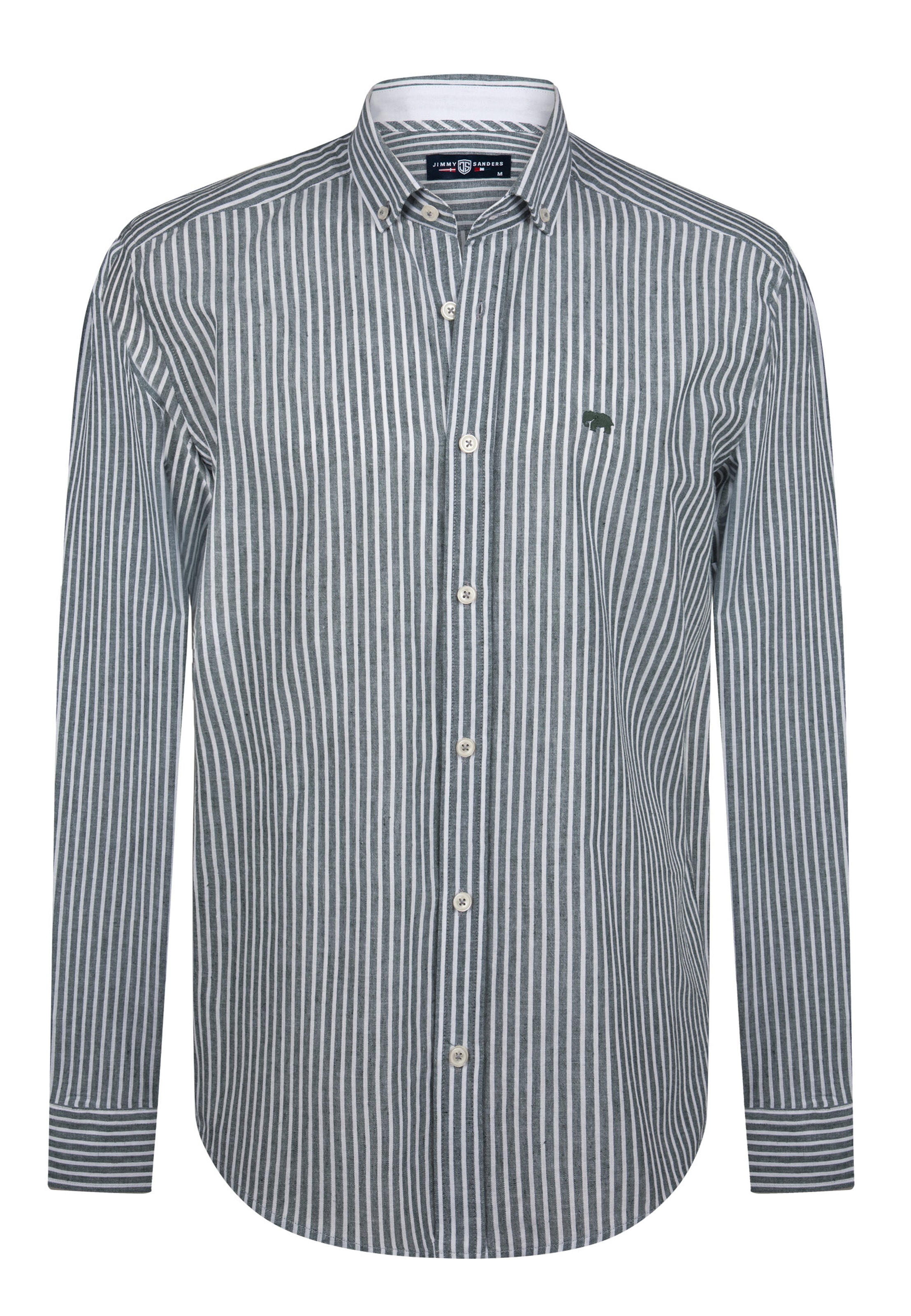 Jimmy Sanders Regular fit Button Up Shirt in Green: front