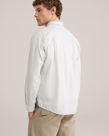 WE Fashion Tavaline suurus Triiksärk, värv hall