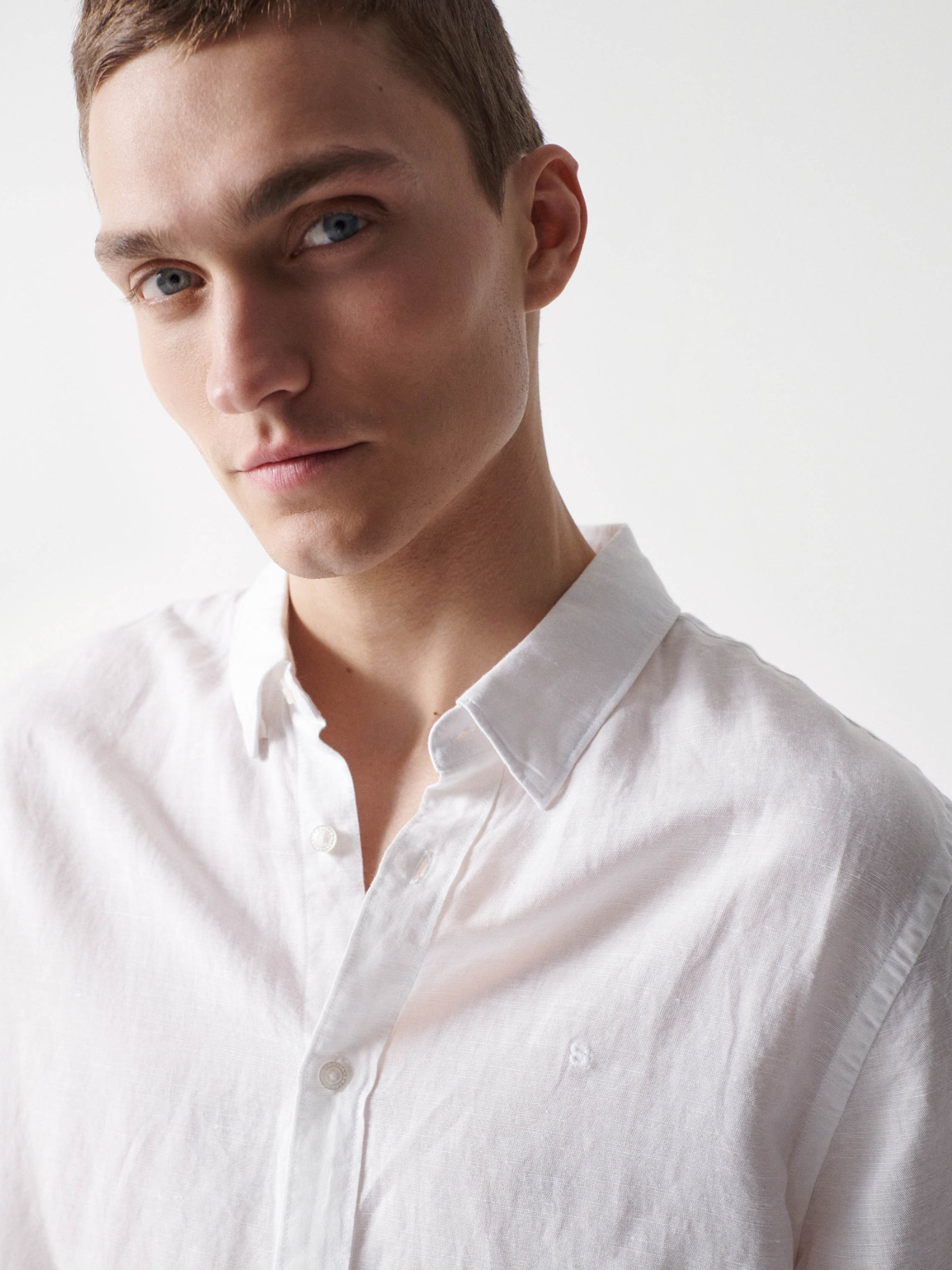 Salsa Jeans Regular fit Overhemd in Groen