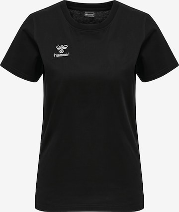 Hummel Funktionsshirt 'Move Grid' in Schwarz: Vorderseite