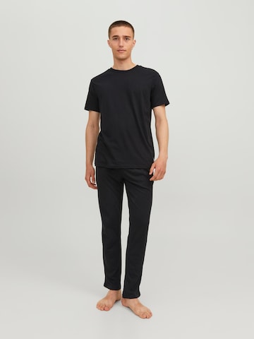 Pyjama long JACK & JONES en noir : devant