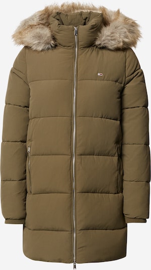 Tommy Jeans Wintermantel 'Modern Puffa' in de kleur Olijfgroen, Productweergave