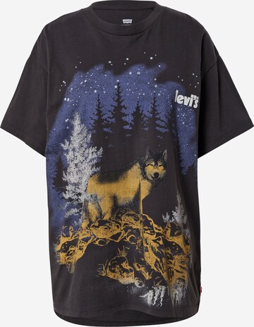 LEVI'S ®Majica 'Graphic Cobalt Tee' - smeđa boja: prednji dio