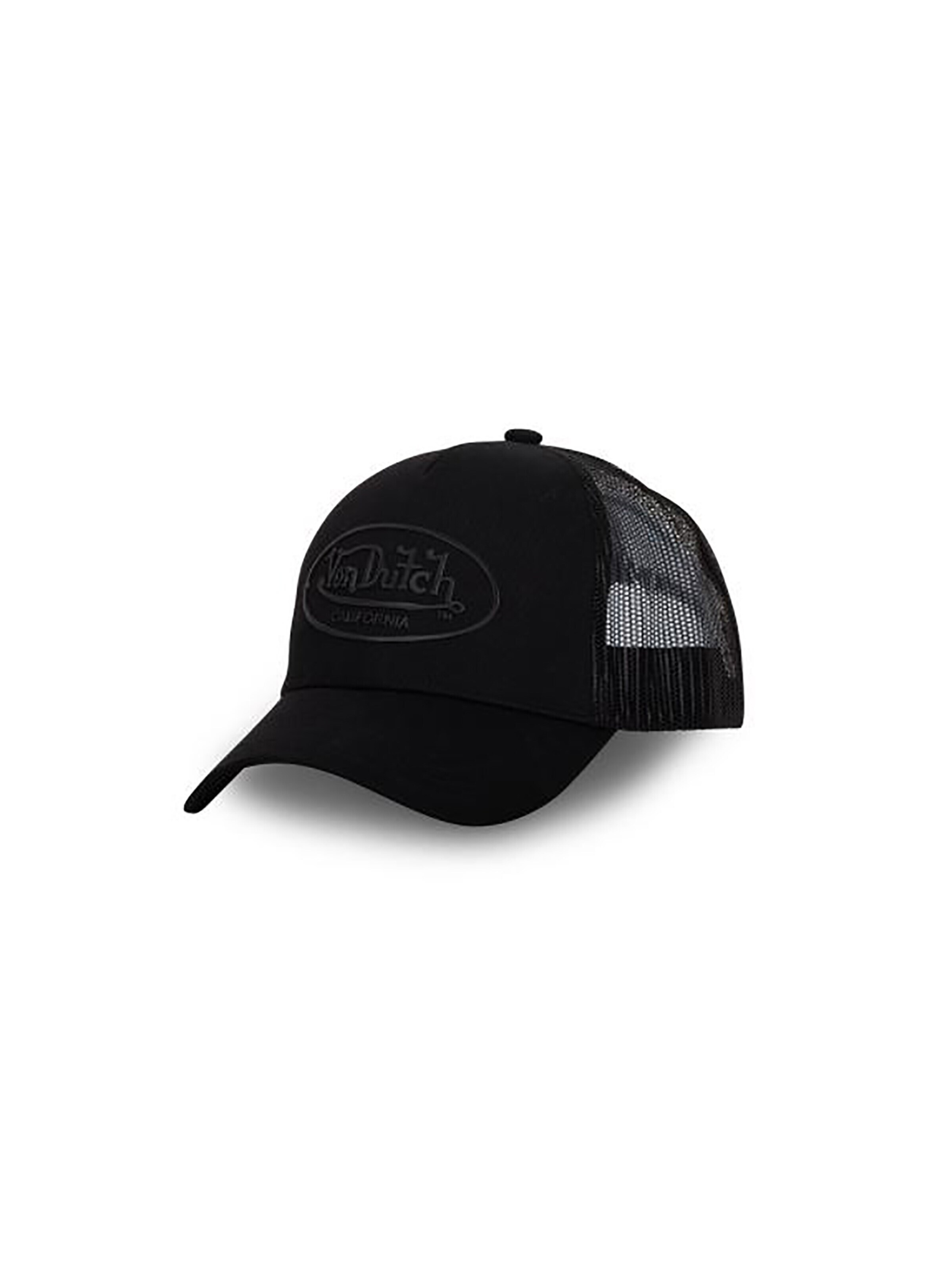 Von Dutch Cap 'Classic'‌‌‌‌‌‌‌‌‌‌ in Schwarz: Vorderseite