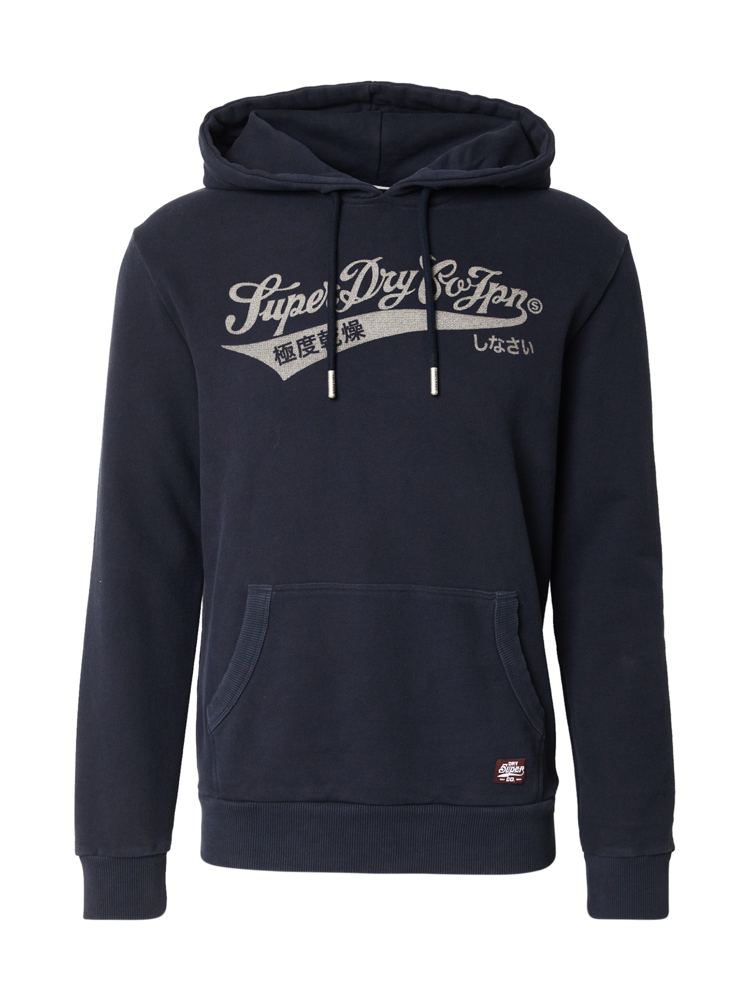 Superdry Mikina 'Heritage' – černá: přední strana