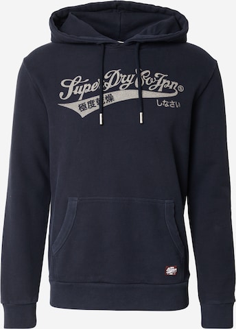 Superdry Collegepaita 'Heritage' värissä musta: etupuoli