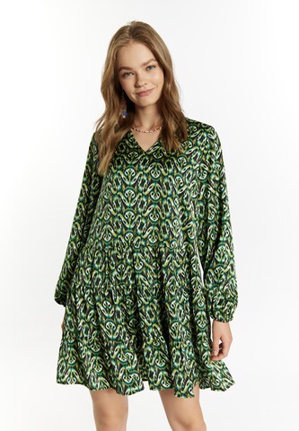 Robe d’été 'Gaya' IZIA en vert : devant