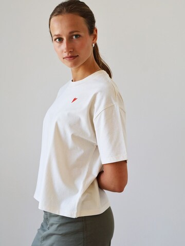 Kultgut Shirt 'Quit Moment' in White