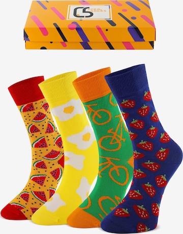 Crea Socks Sukat 'Obst' värissä monivärinen: etupuoli