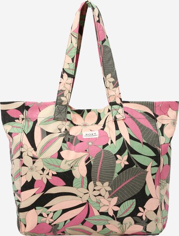 ROXY Shopper táska 'ANTI BAD VIBES' - szürke: elől