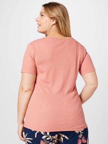 ONLY Carmakoma - Camiseta 'Tine' en rosa