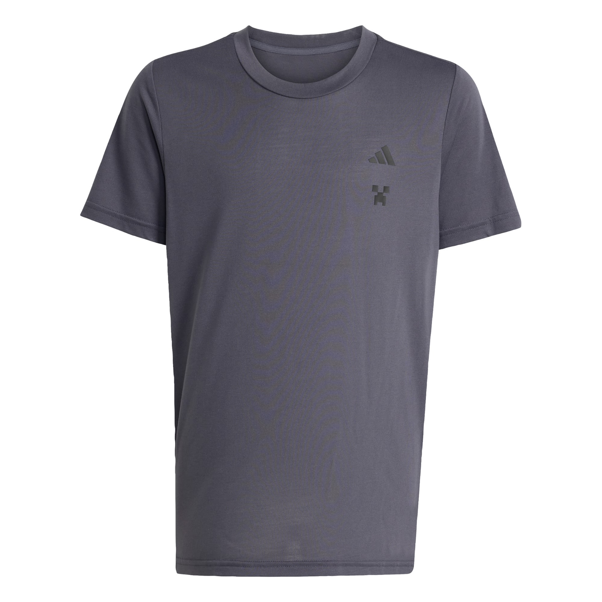 T-Shirt fonctionnel 'Minecraft' ADIDAS SPORTSWEAR en gris : devant