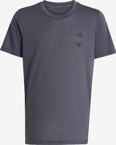 ADIDAS SPORTSWEAR Funktionsshirt 'Minecraft' in 116 in graphit / schwarz, Produktansicht