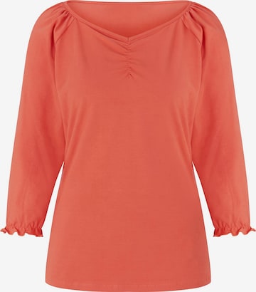 Linea Tesini by heine Shirt in Oranje: voorkant