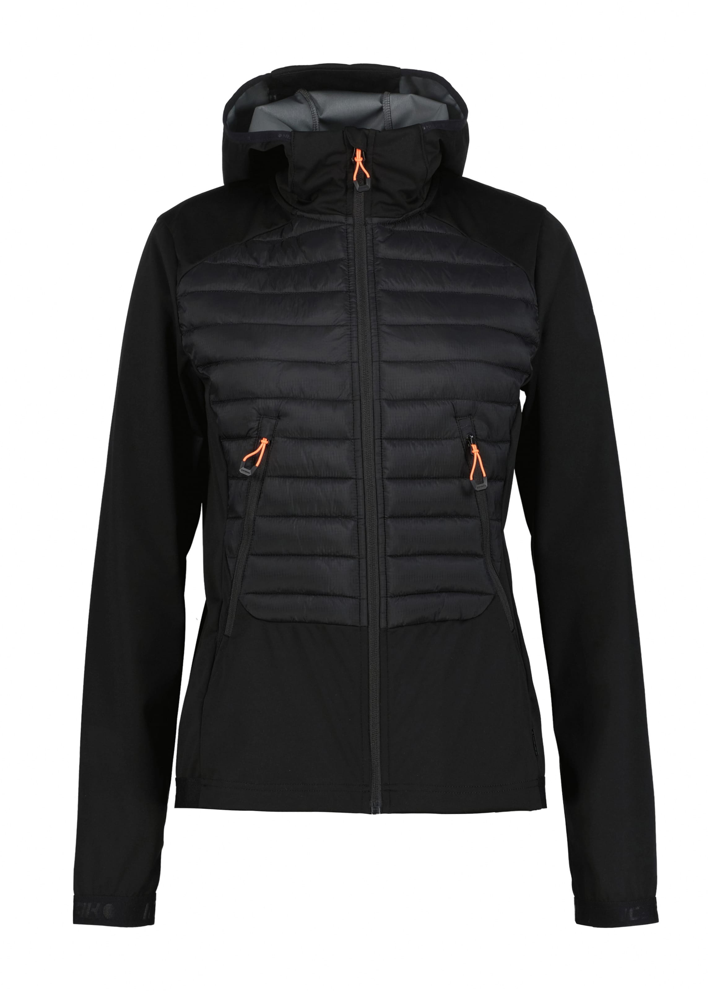 Giacca per outdoor 'Deerton' di ICEPEAK in nero: frontale