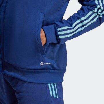 ADIDAS SPORTSWEAR Αθλητική ζακέτα φούτερ 'Tiro' σε μπλε