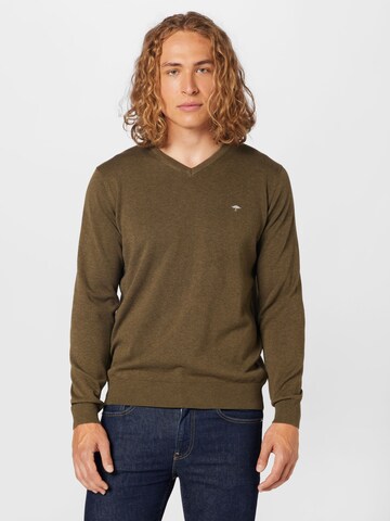 FYNCH-HATTON Sweater in Brown: front