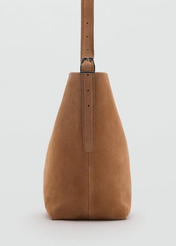 MANGO Tasche 'Hft Carnaby' in Braun