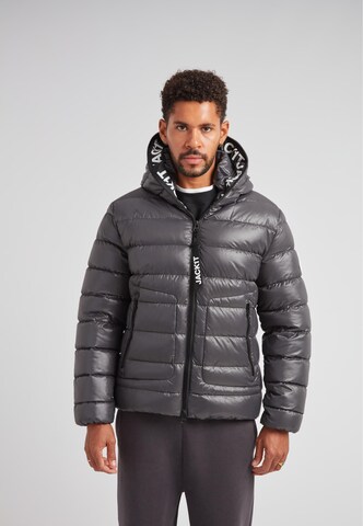 JACK1T Winter jacket 'R4D' in Grey: front