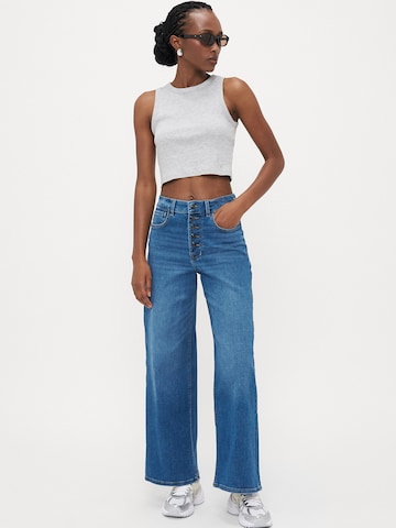Wide Leg Jean 'ONLMADISON BLUSH' Only Petite en bleu