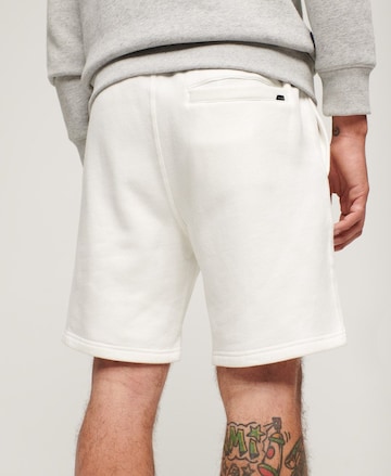 Regular Pantalon Superdry en blanc