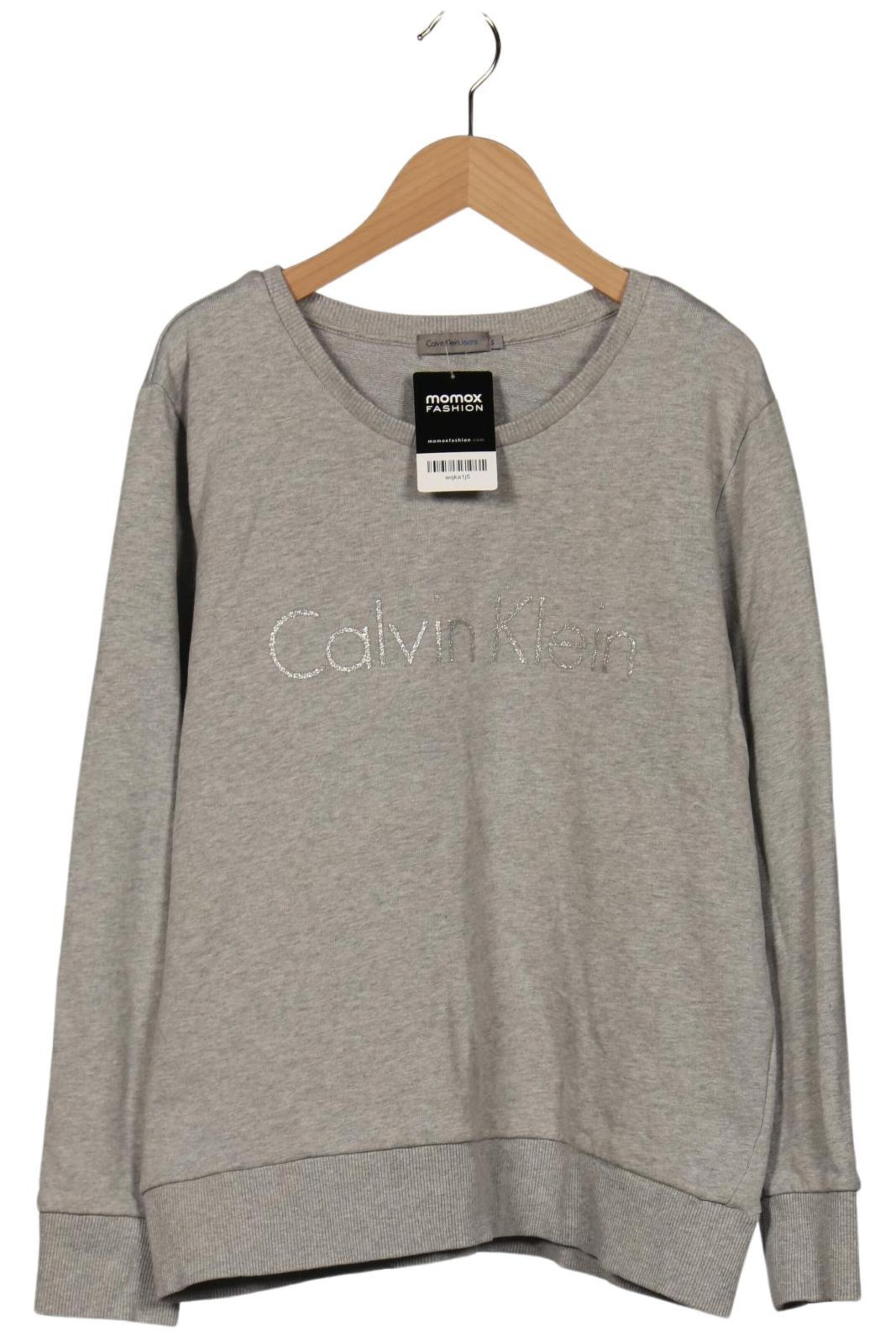 Calvin Klein Jeans Sweatshirt & Zip-Up Hoodie in S in Grey: front
