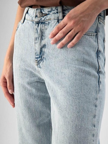 MND Regular Farkut 'Jeans vestibilità regolare con mini strass' värissä sininen