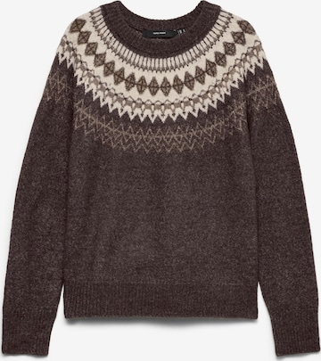 VERO MODA Pullover 'SIMONE' in Braun: Vorderseite