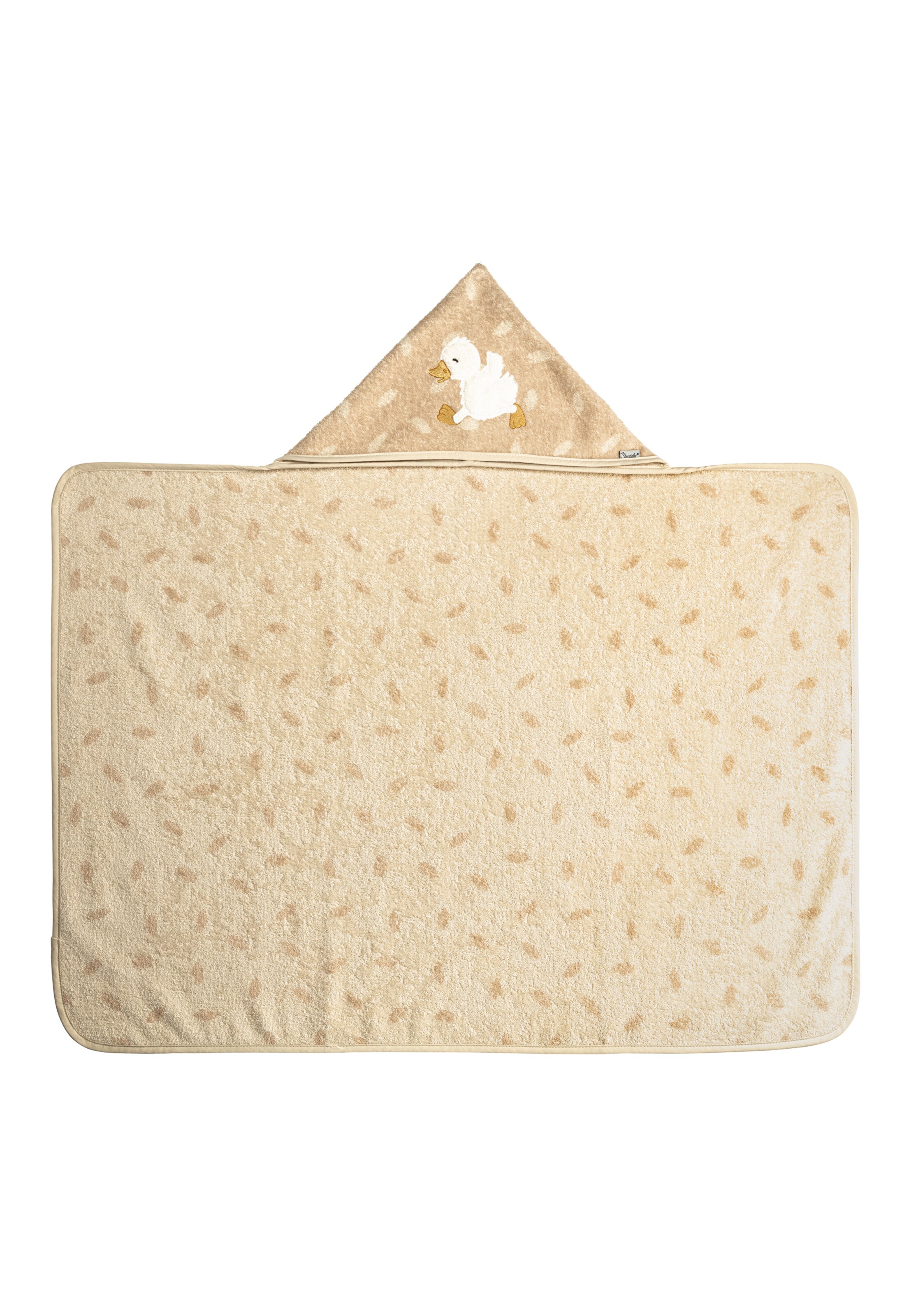 STERNTALER Kapuzenbadetuch 'Edda' in Beige: Vorderseite