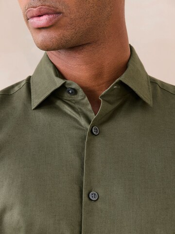 Coupe regular Chemise 'Premium' Next en vert