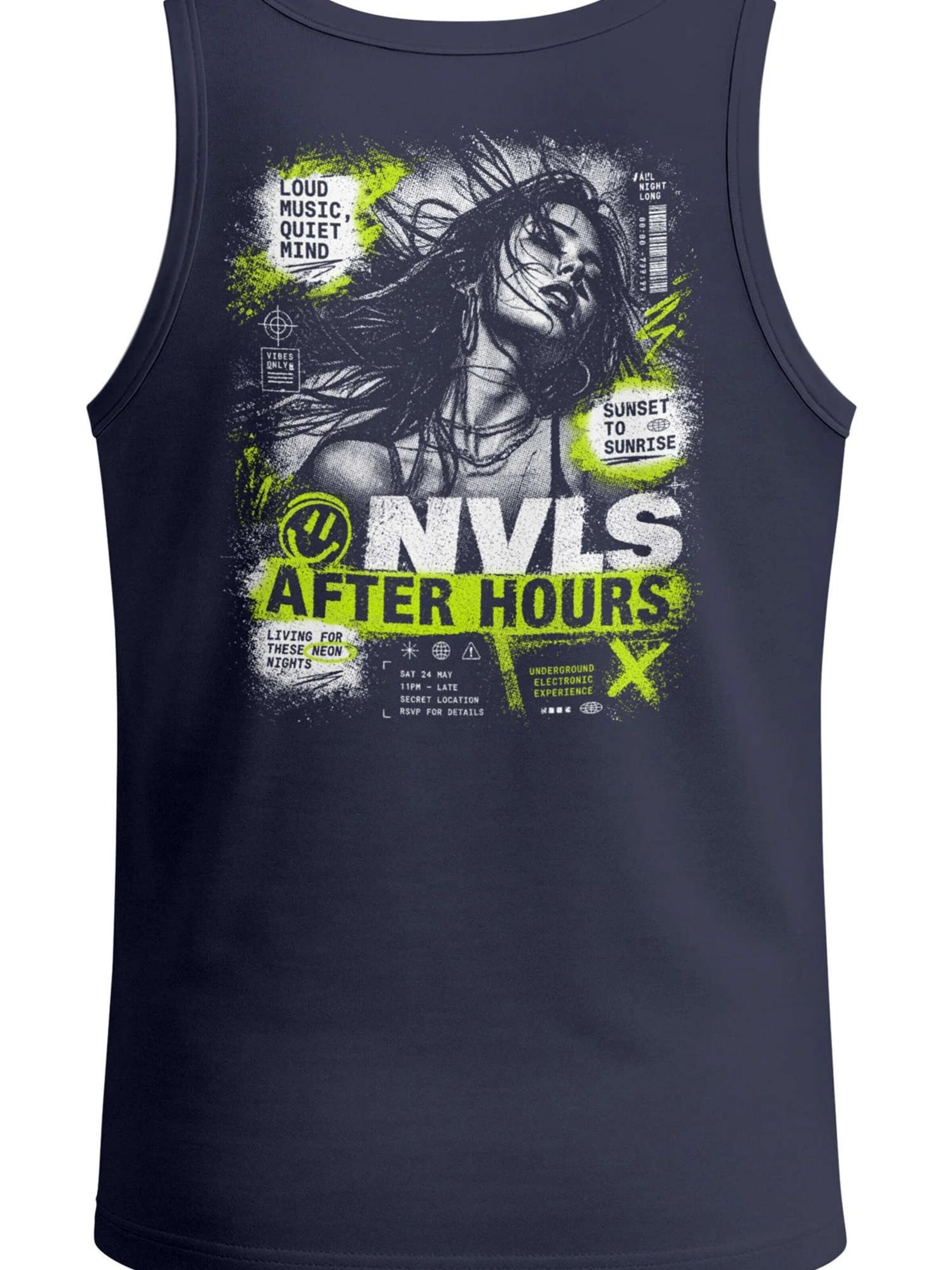 Neverless Shirt 'NVLS After Hours' in Blue