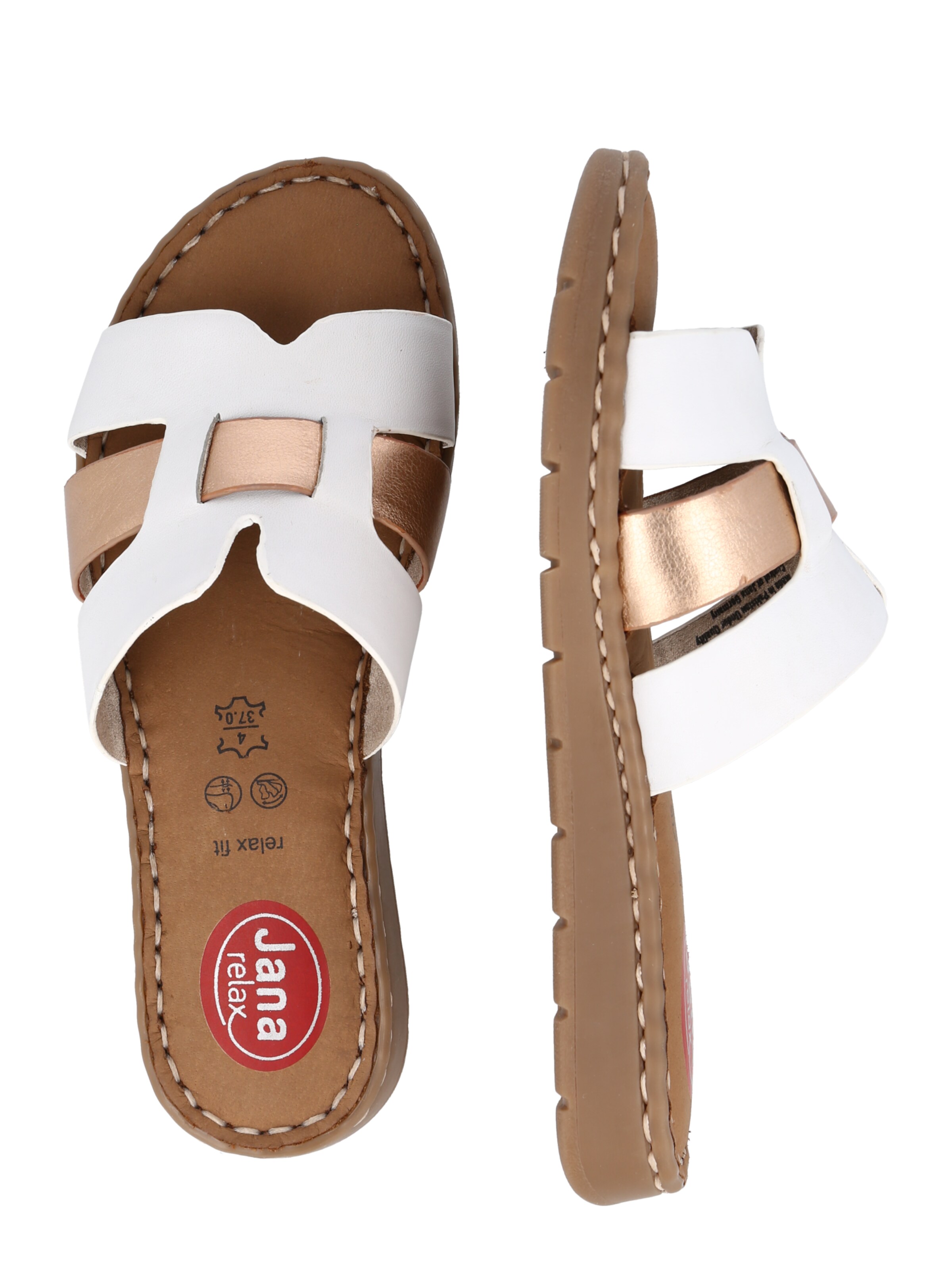 Frauen Pantoletten JANA Pantolette in Weiß - YU38432 Frauen Pantoletten JANA Pantolette in Weiß - YU38432