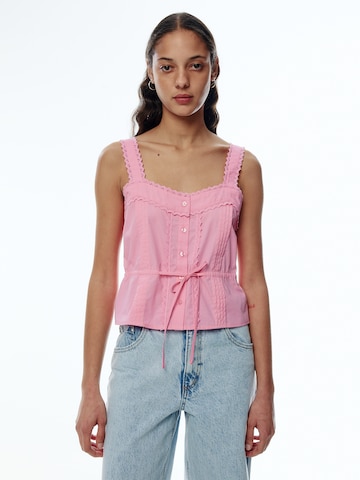 EDITED Bluse 'Taren' (GOTS) in Pink: predná strana