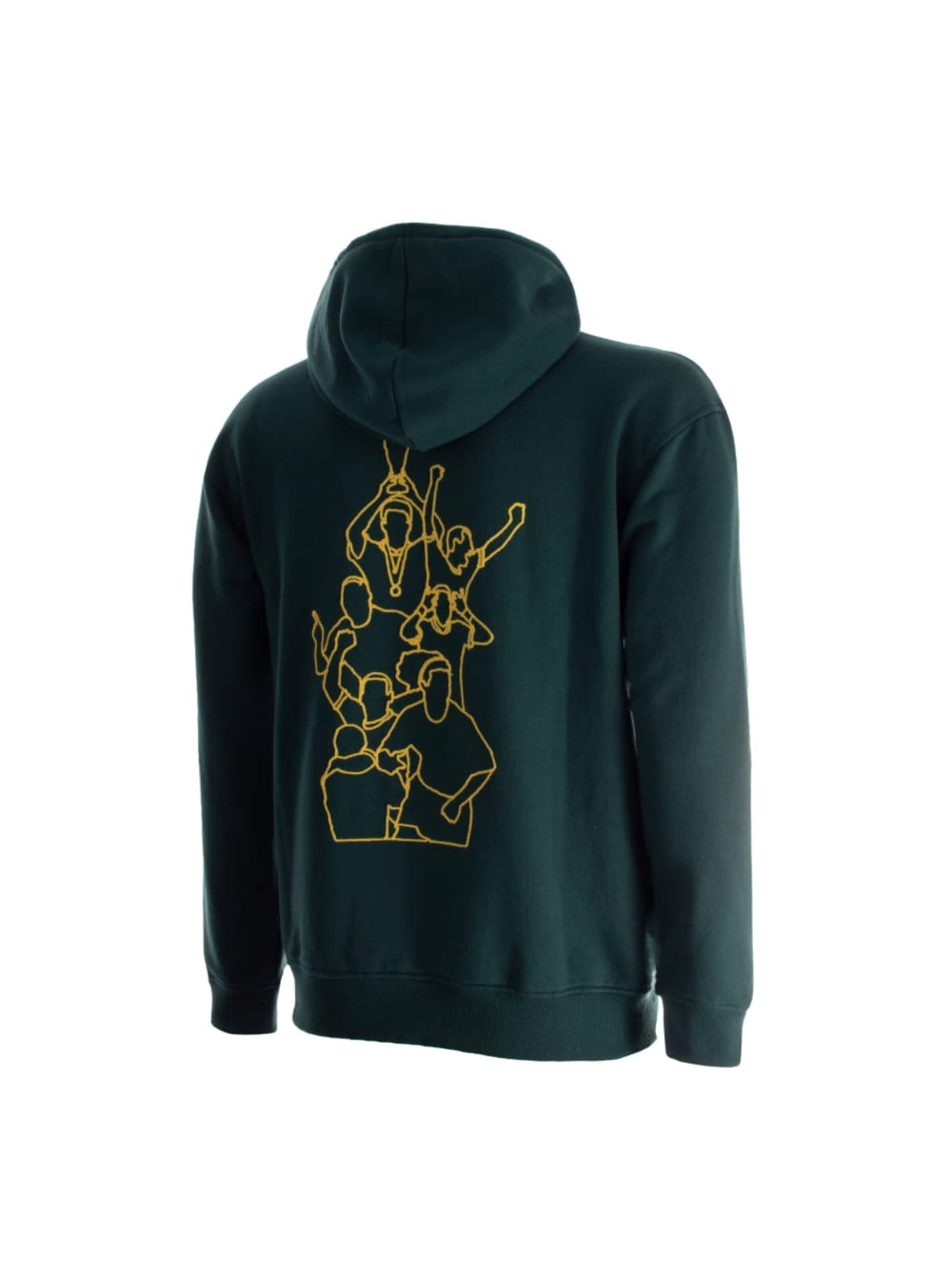 COPA FOOTBALL Trui 'Brazil Legends Geborduurde Hoodie' in Groen