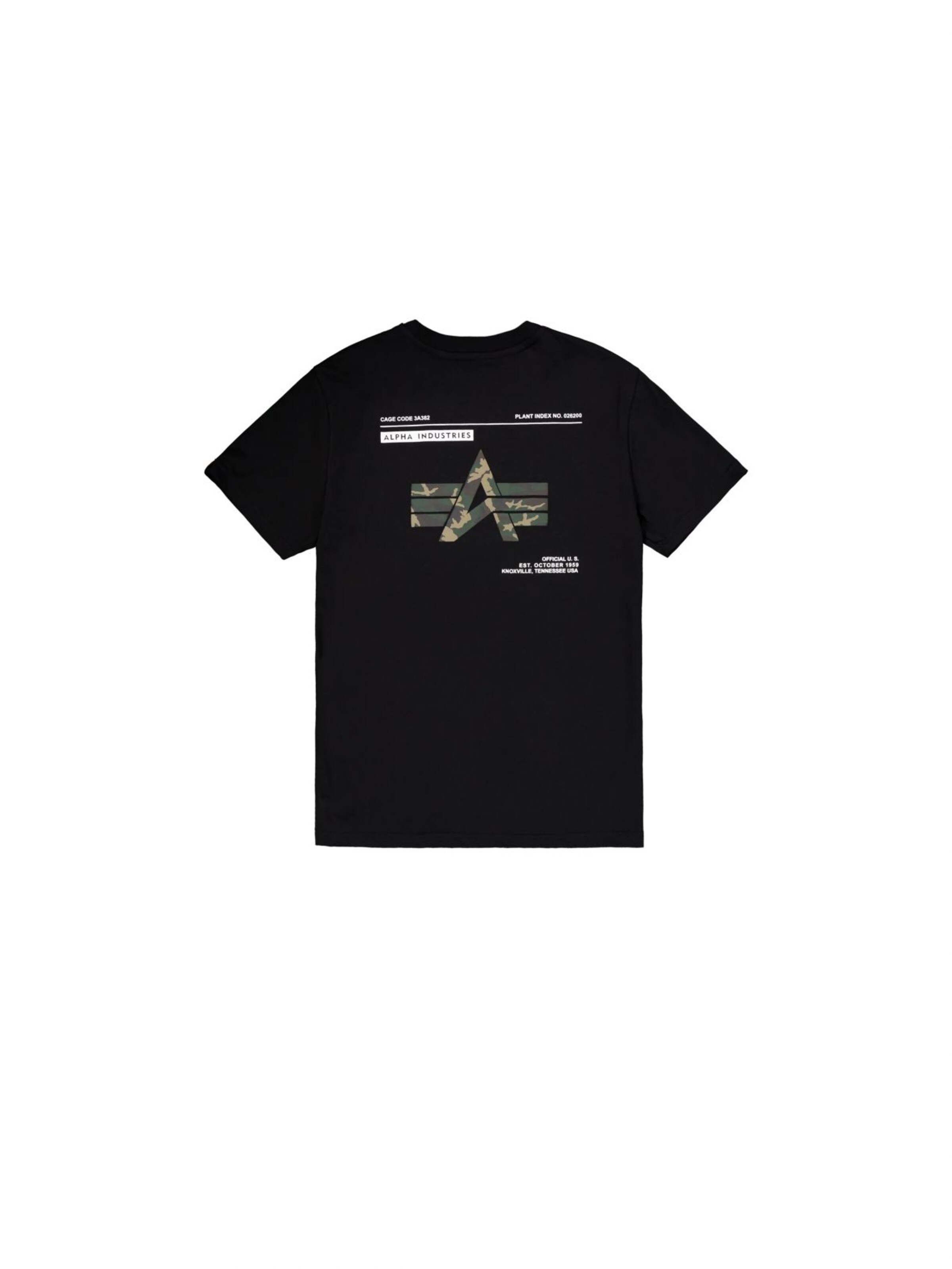Maglietta di ALPHA INDUSTRIES in nero