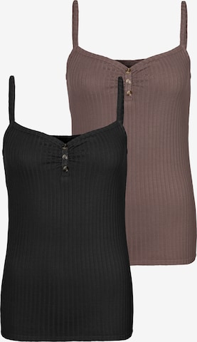 VIVANCE Top in Brown: front