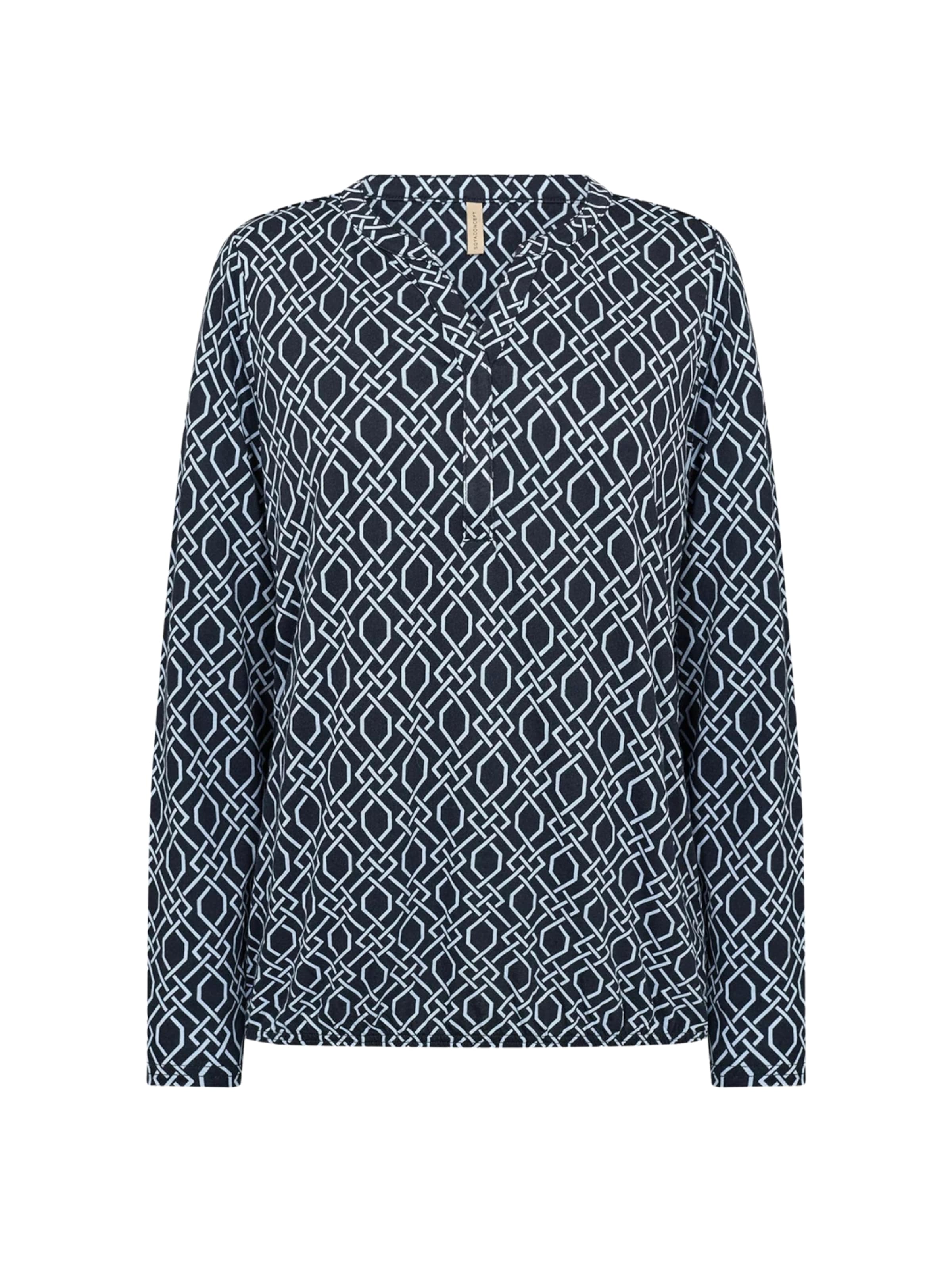 Soyaconcept Blouse 'Felicity' in Blauw: voorkant