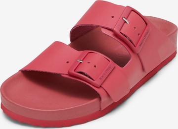 Marc O'Polo Mules in Red: front