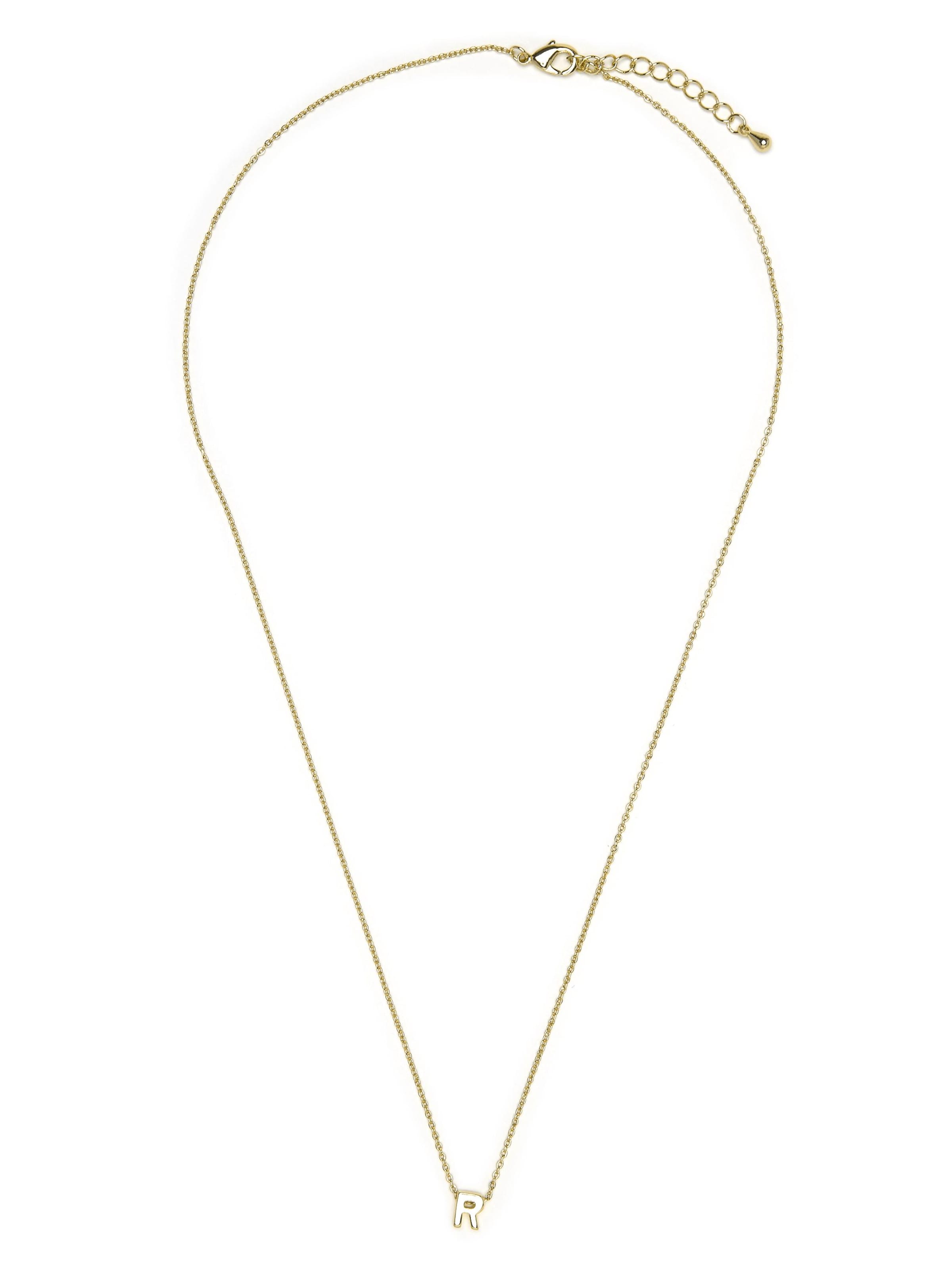 Luxenter Cadena 'Alphabet R' en oro, Vista del producto